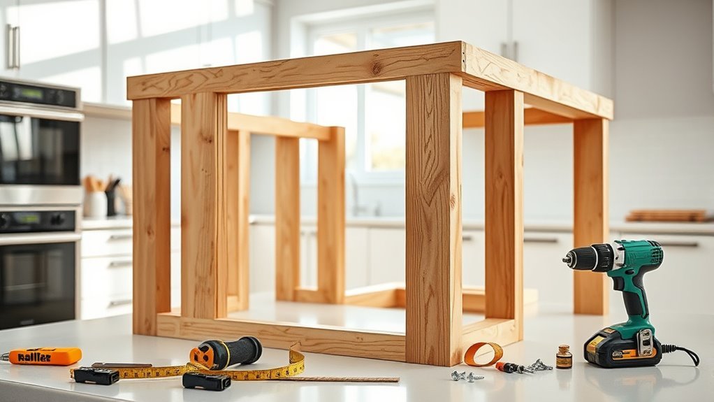 build your own kitchen island