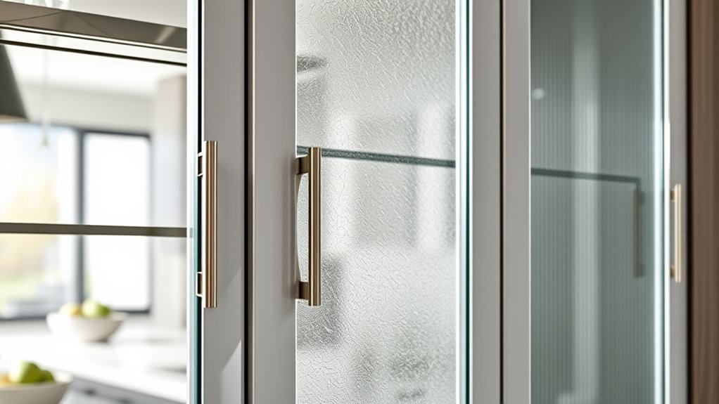 choose glass for cabinets