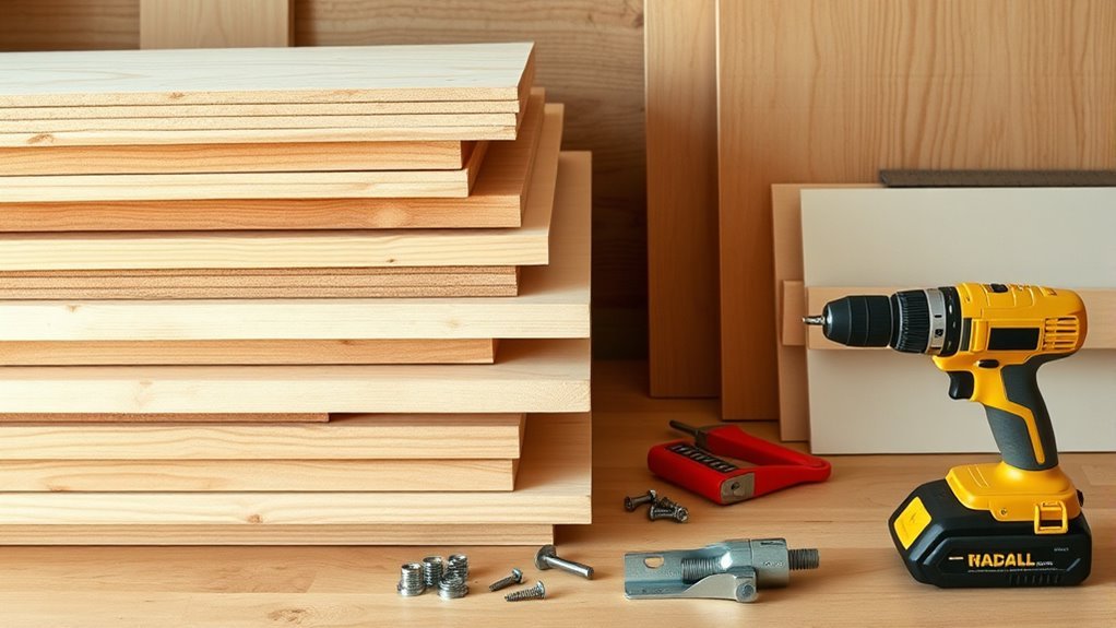 How to Build Kitchen Cabinets Free Plans: A Step-by-Step Guide 2 choose materials for cabinets
