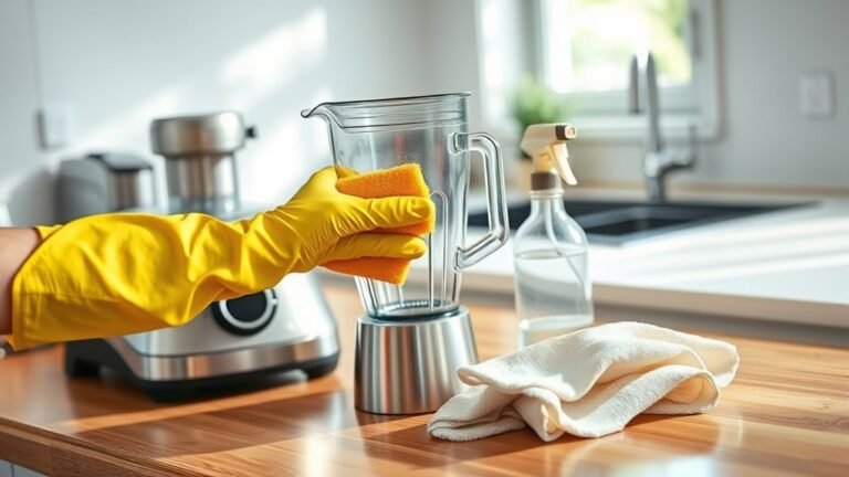 clean kitchen appliances effectively