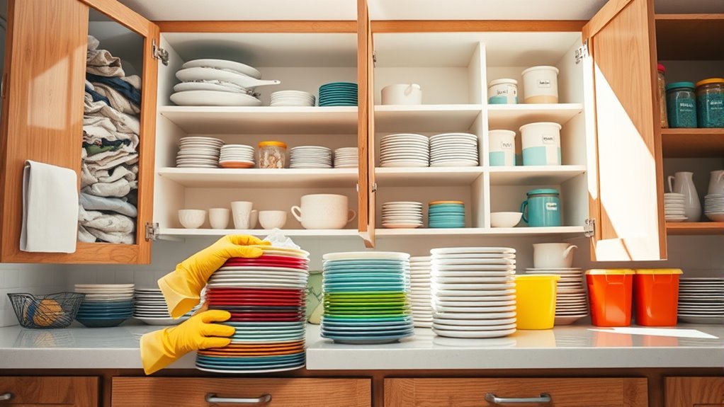 clear clean sort organize