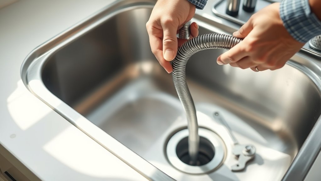 clear kitchen drain effectively
