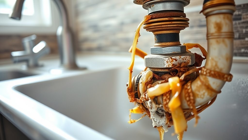 common kitchen clog causes