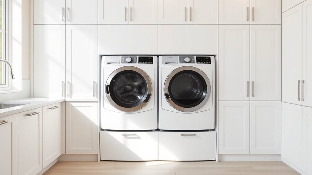 conceal laundry appliances stylishly