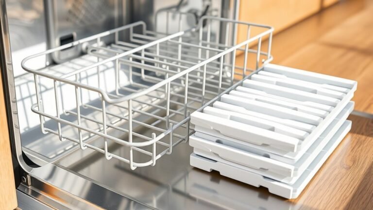 confident dishwasher rack selection