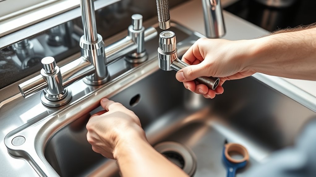 diy kitchen faucet replacement