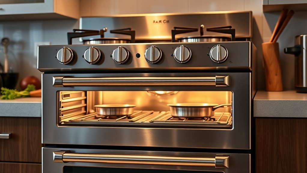 double oven cooking convenience