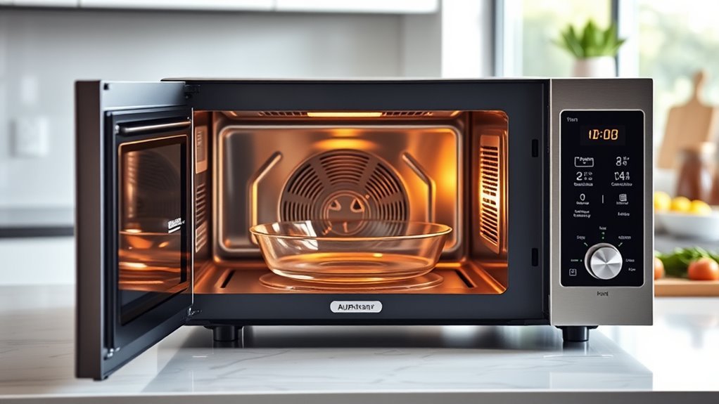 dual heating for even cooking