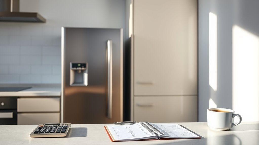 establish a refrigerator budget
