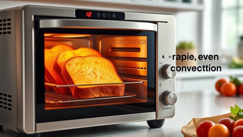 faster even cooking efficiency