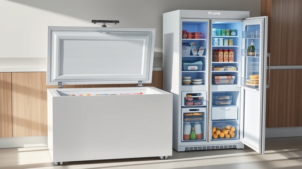 freezer type comparison guide