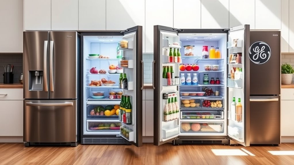 Frigidaire vs. GE Refrigerator: Which Is Better? 2 frigidaire affordability ge value