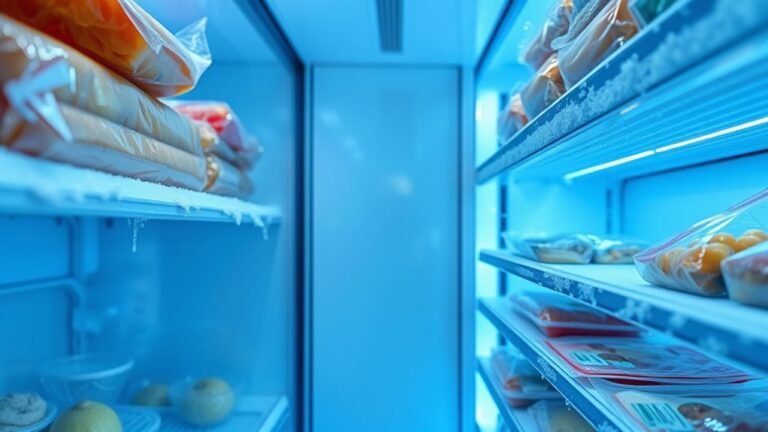 ideal freezer temperature range