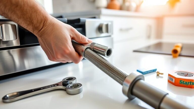 install gas range safely