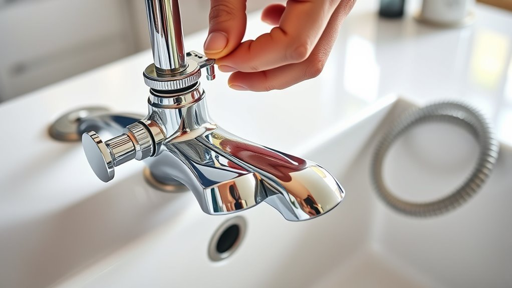 install kitchen faucet easily