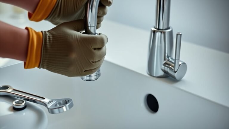 install kitchen faucet easily