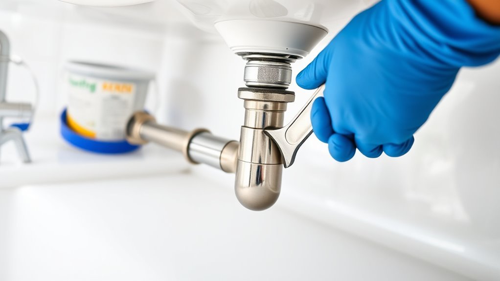 install kitchen sink drain