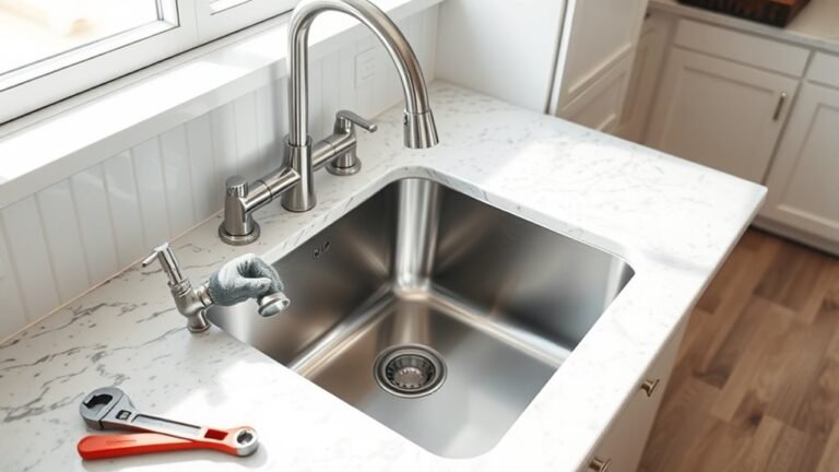 install kitchen sink easily