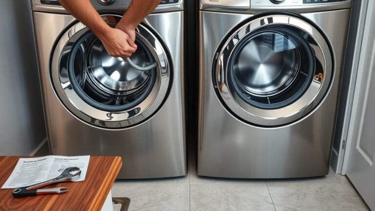 install washer and dryer