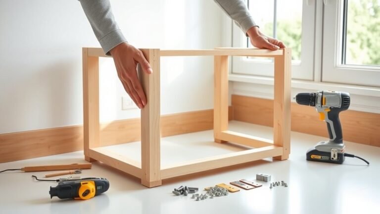 installing kitchen base cabinets