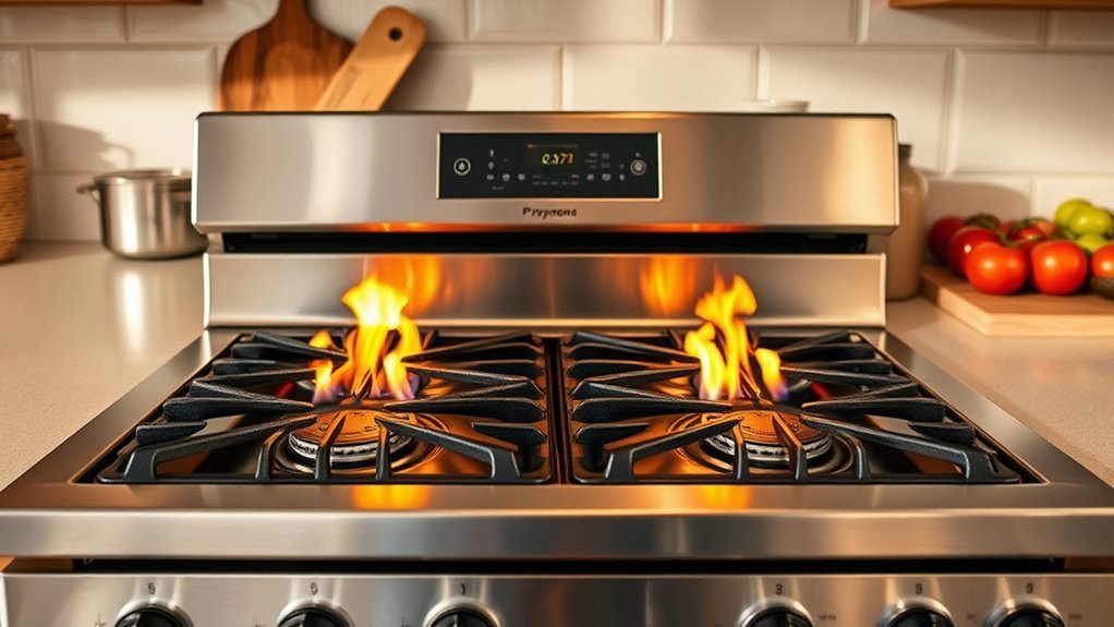 Propane Kitchen Stove Range Guide: What to Know Before You Buy 2 instant heat versatile cooking