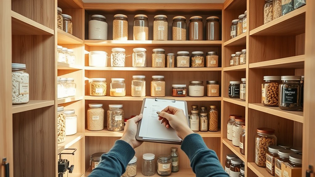How to Organize Kitchen Pantry: A Step-by-Step Guide 2 inventory and organize pantry