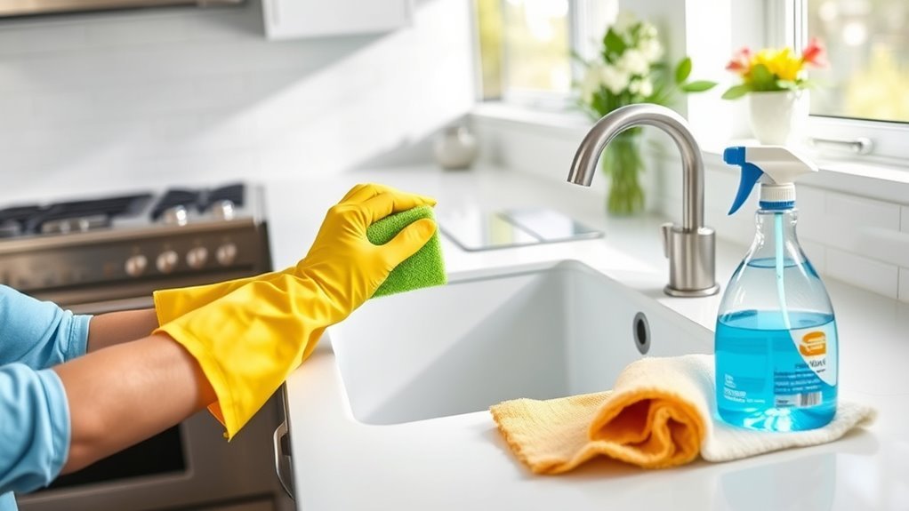 kitchen cleaning step by step