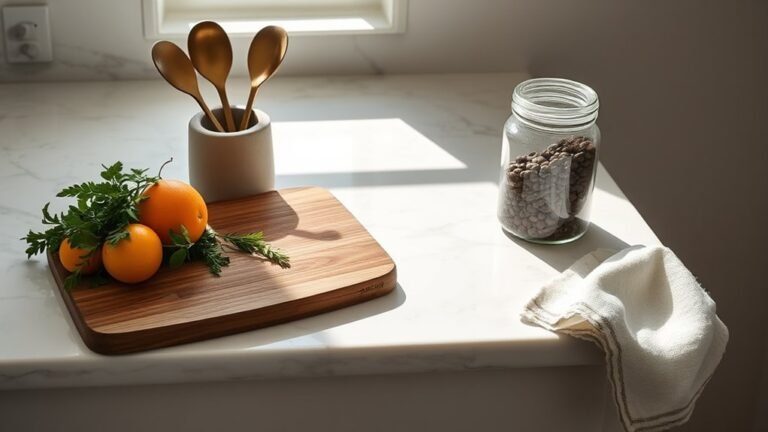 kitchen counter styling tips