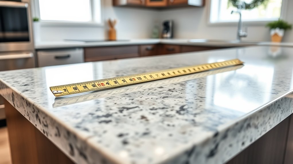 kitchen countertop depth explained