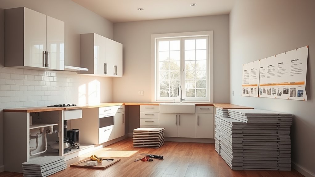 kitchen remodel timelines vary