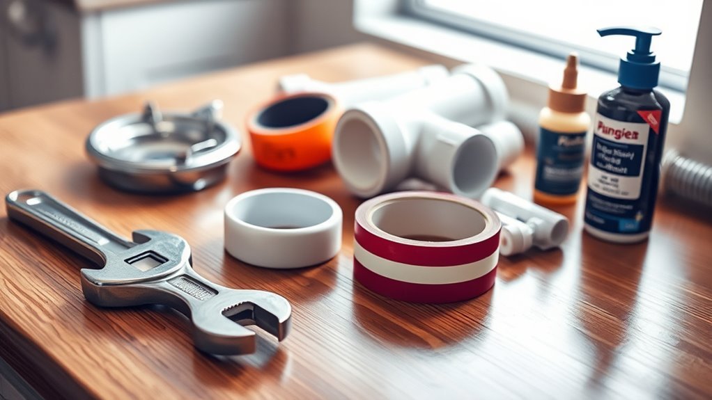 kitchen sink drain installation tools