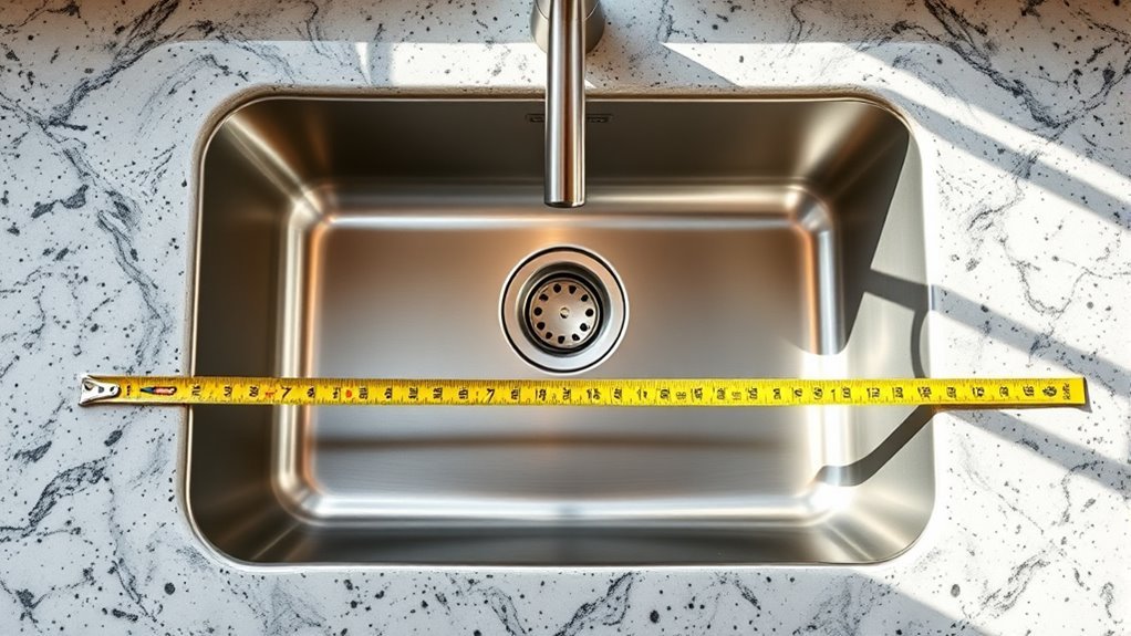 kitchen sink width explained
