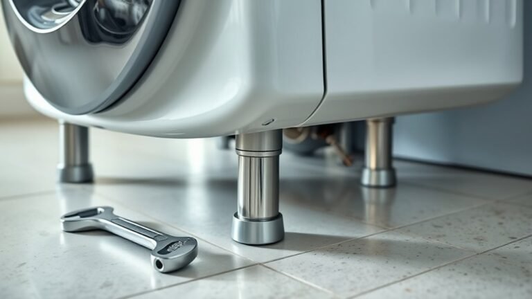 level your washing machine