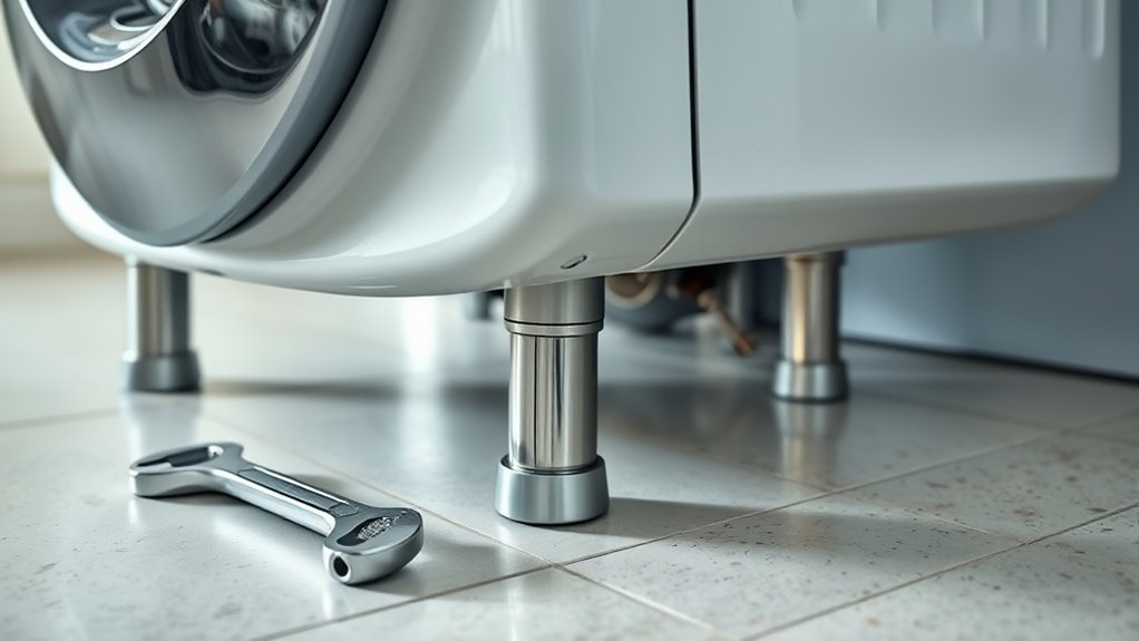 level your washing machine