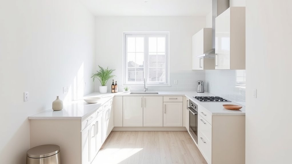 light colors expand spaces