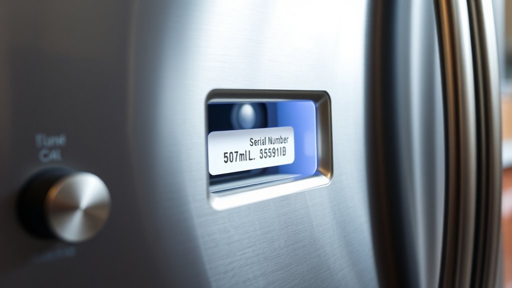 locate ge appliance serial number
