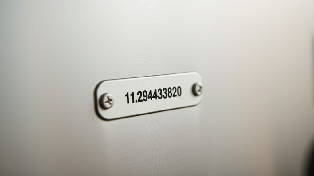 locate kenmore serial number