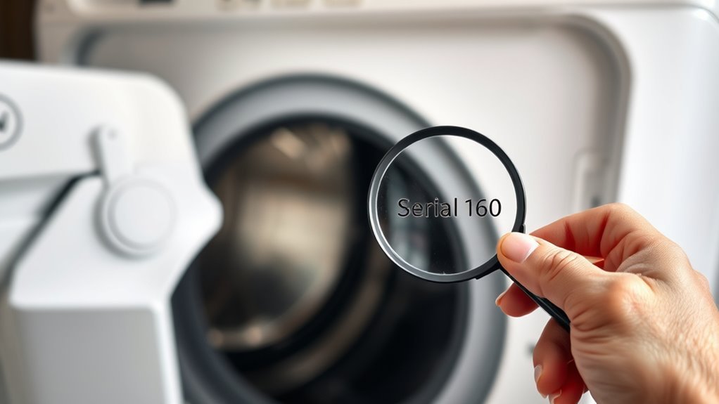 locate whirlpool serial number