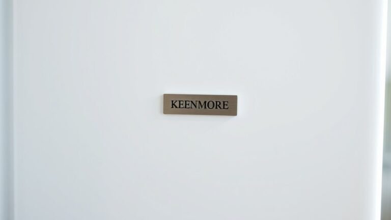 locating kenmore fridge serial number
