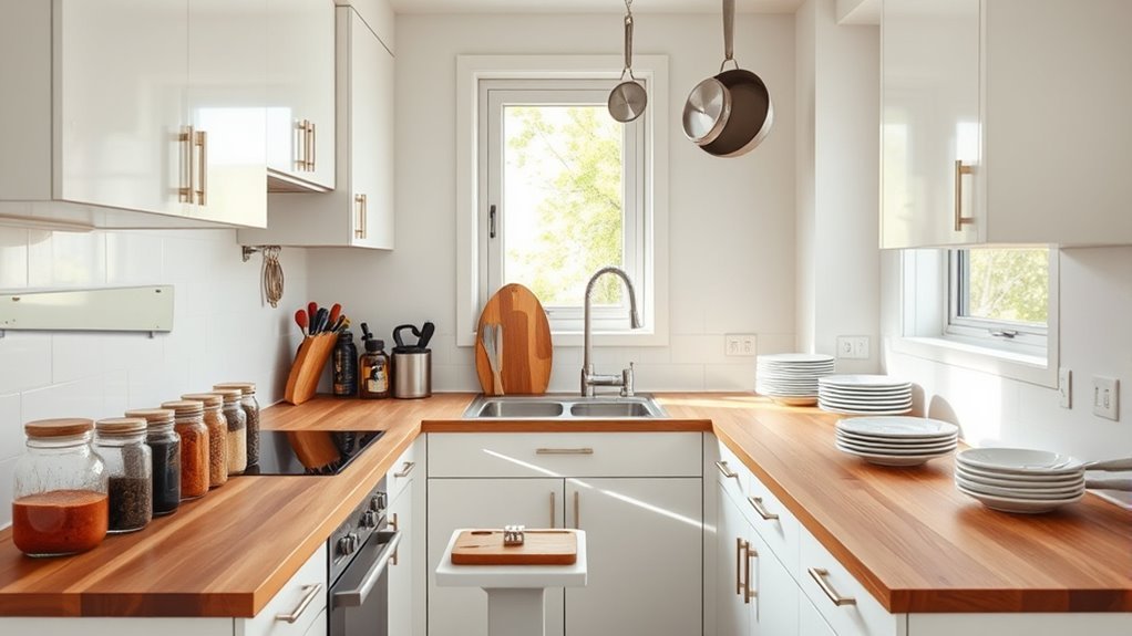maximize small kitchen space