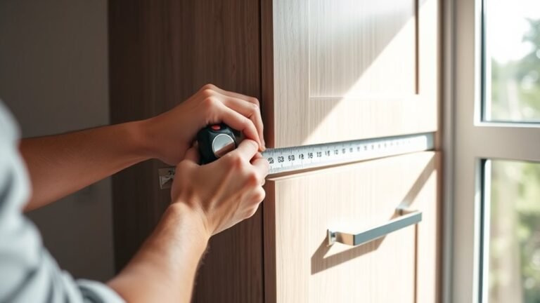 measuring kitchen cabinets accurately