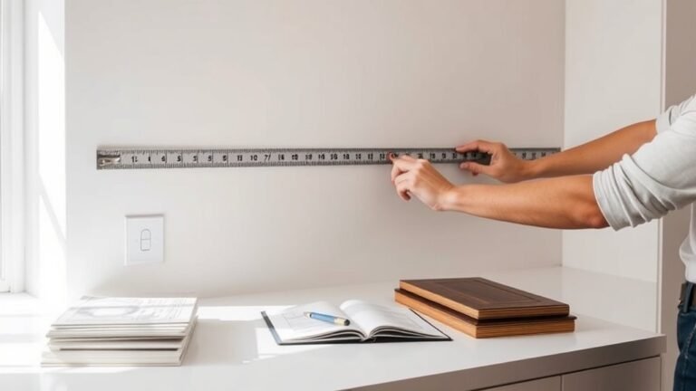 measuring kitchen cabinets precisely