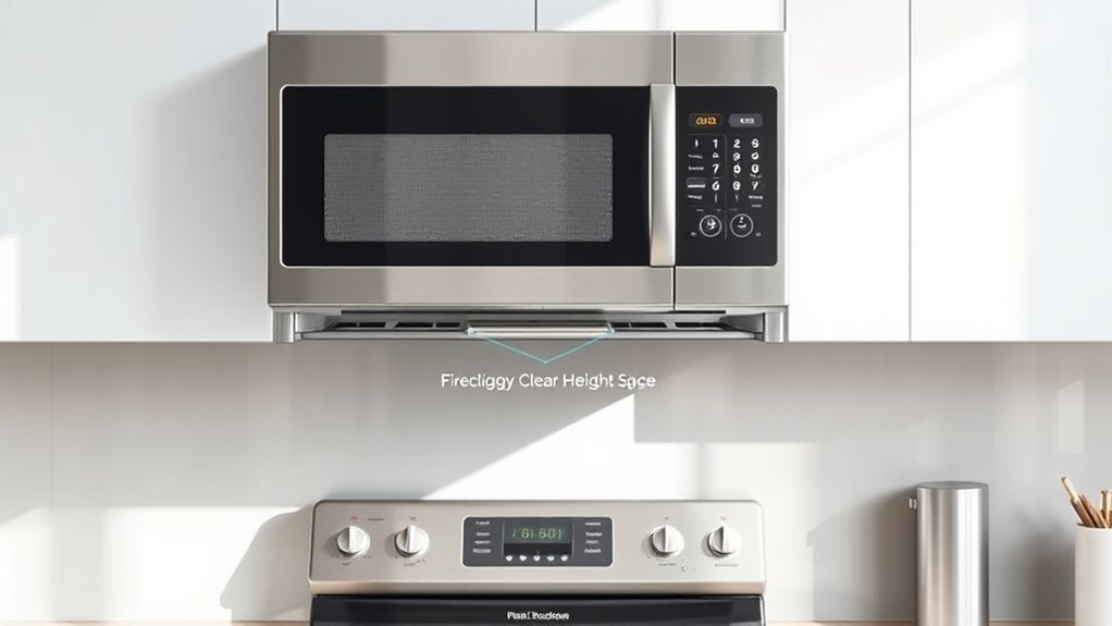 Microwave Over Stove Height Guide: What to Know Before You Buy 2 microwave height impacts safety