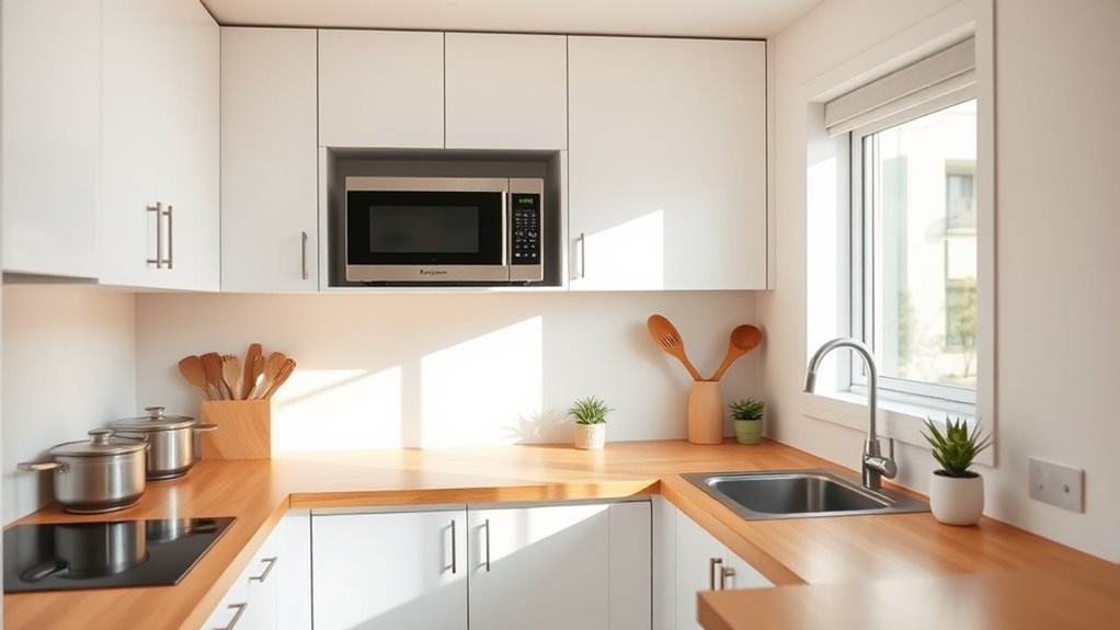 Where to Put Microwave in Small Kitchen? The Complete Answer 2 microwave placement impacts kitchen