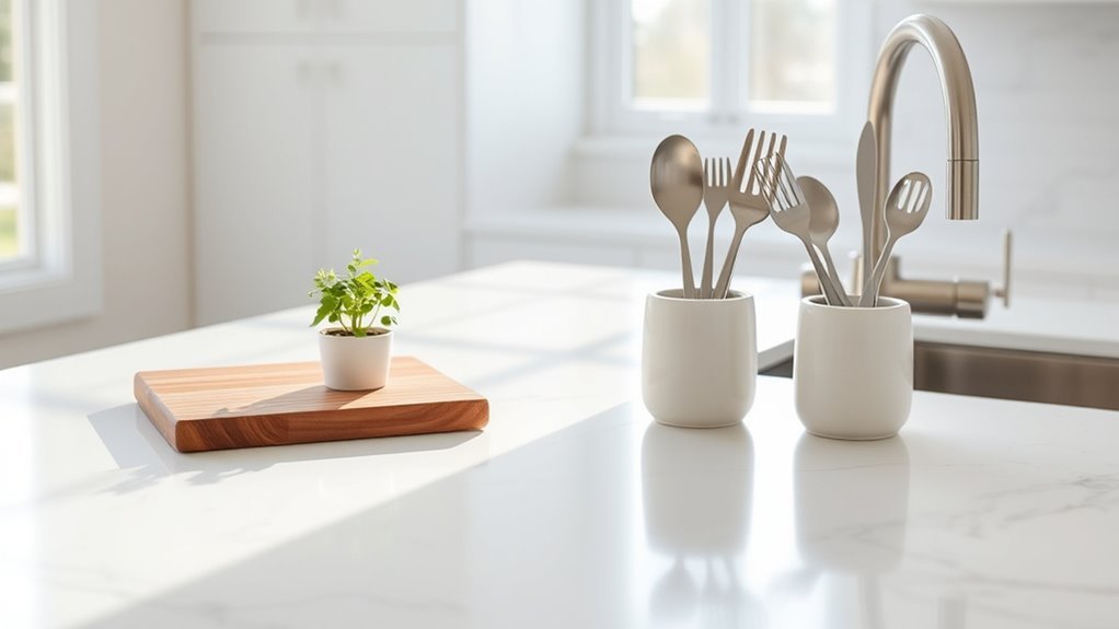 How to Decorate Kitchen Counters: A Step-by-Step Guide 2 minimalist kitchen counter organization