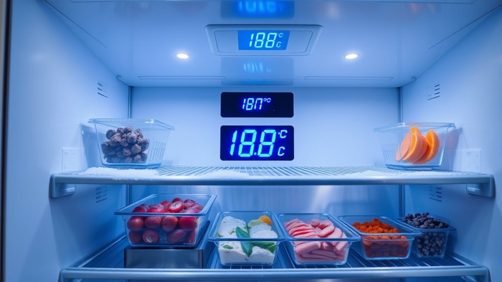 optimal freezer temperature 0 f