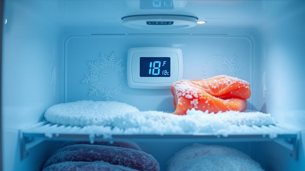 optimal freezer temperature range