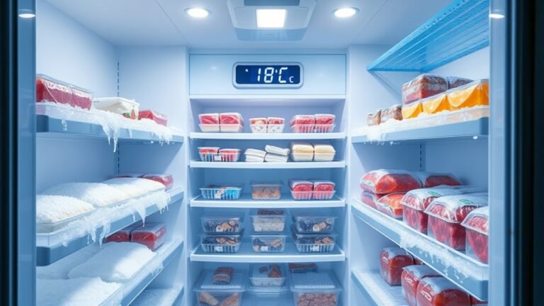 optimal freezer temperature range