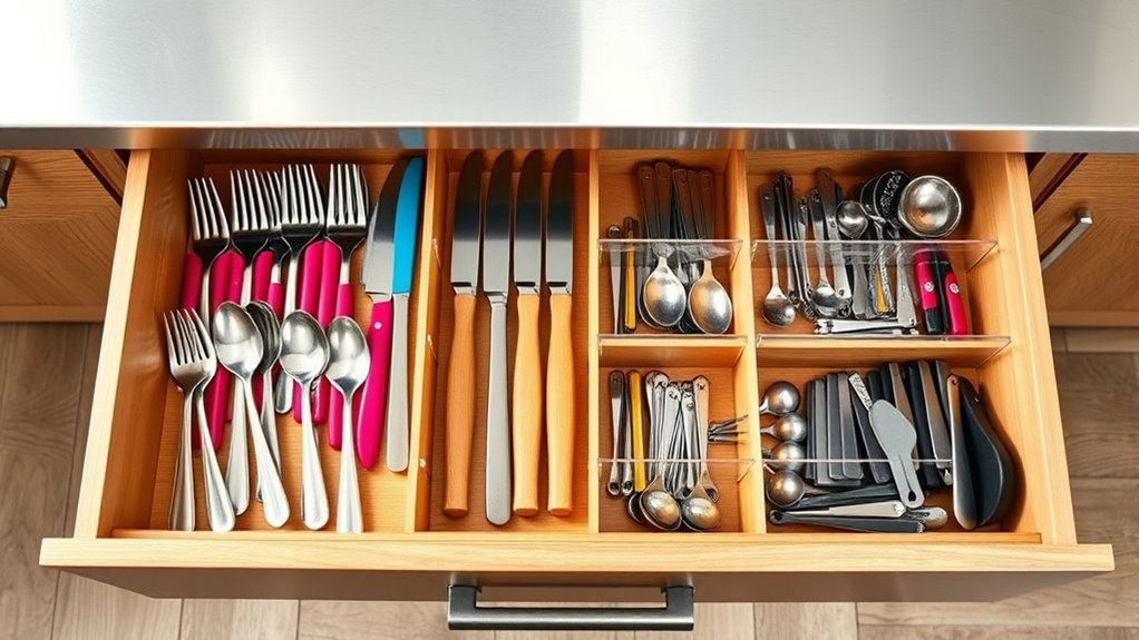 organize kitchen drawers effectively