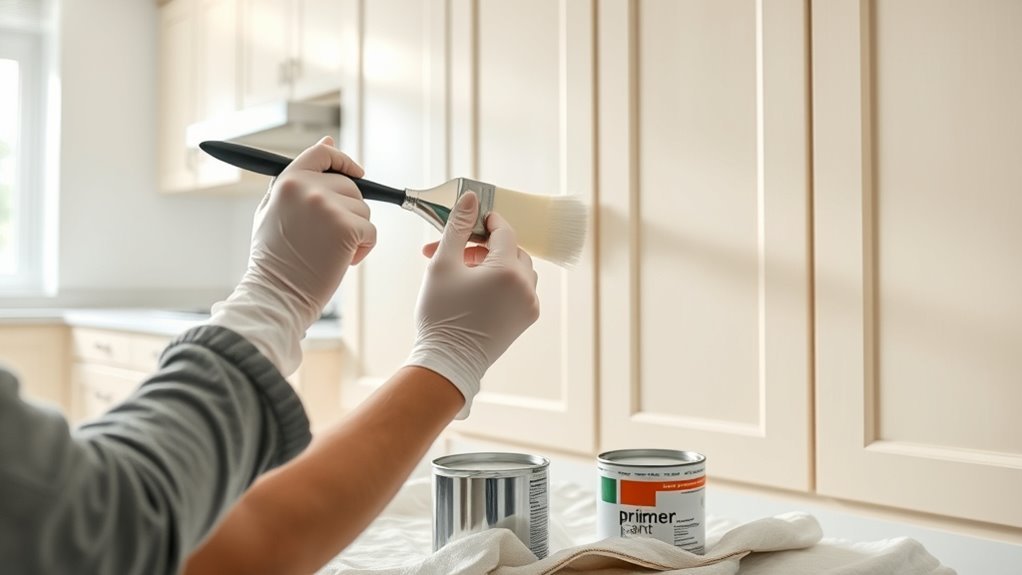 painting kitchen cabinets guide